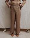 BASERANGE Linen Drawstring Lounge Pants TRDO Collection Made in Portugal BAS-TRDO-SL-000-OCULAR